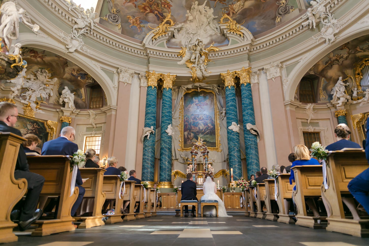 Hochzeit in Clemenskirche in Münster