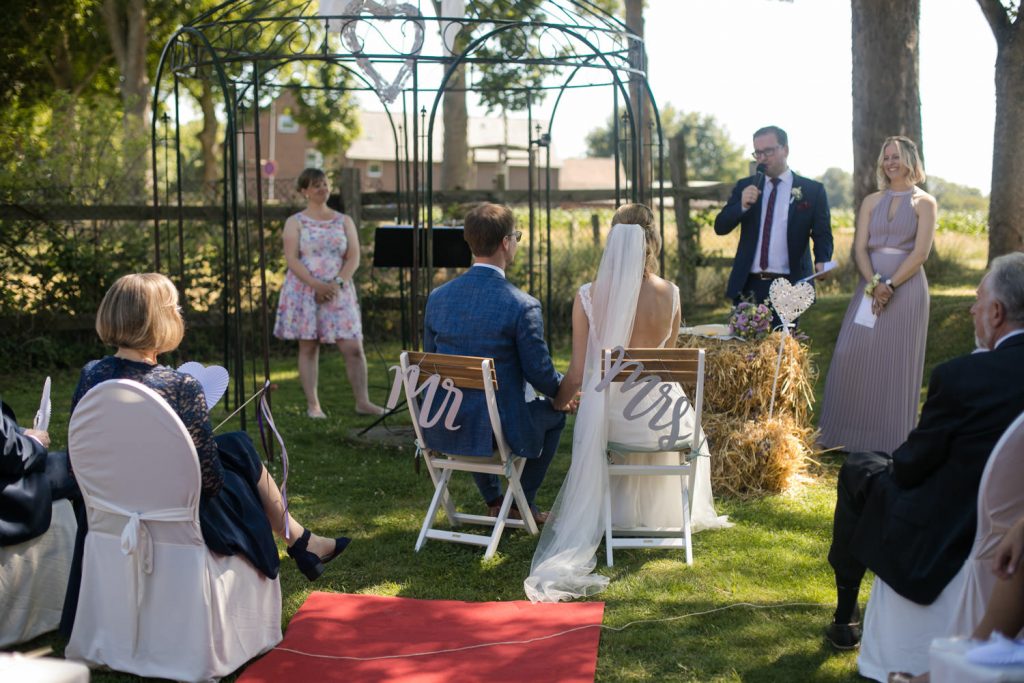 Hochzeit im Garten NRW