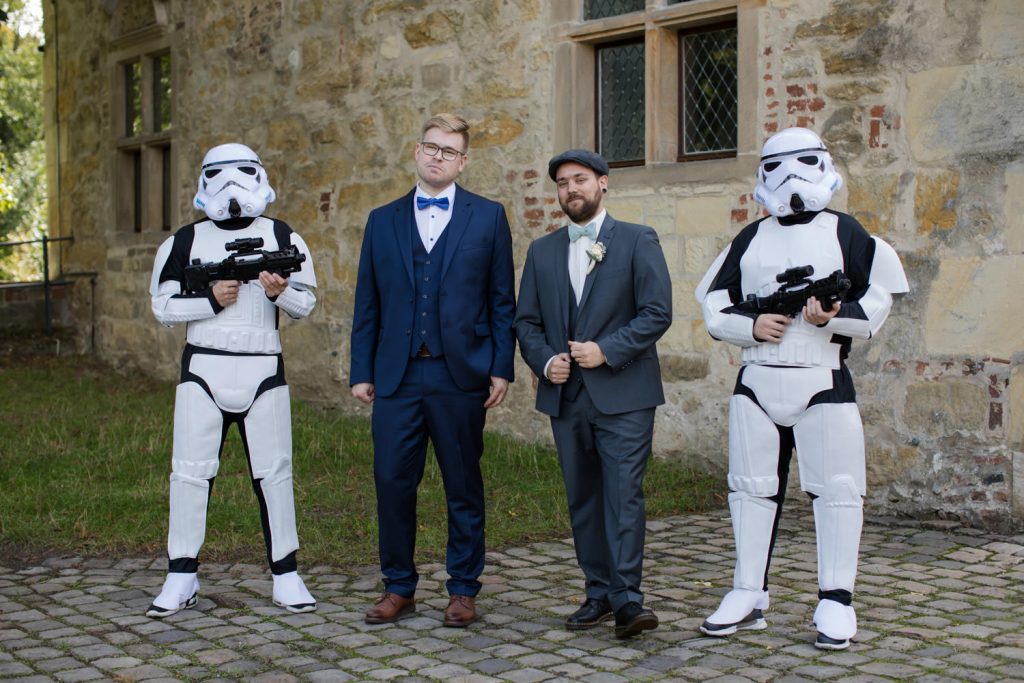 Star Wars Hochzeit Sturmtruppler Überraschung