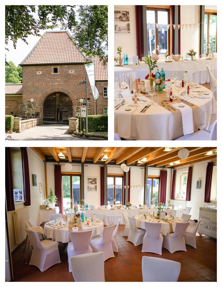 Hochzeit feier im Schloss Sythen